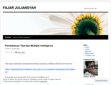 Tablet Screenshot of fajarjuliansyah.wordpress.com