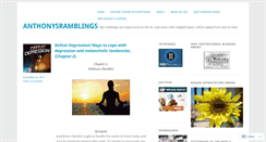 Desktop Screenshot of anthonysramblings.wordpress.com