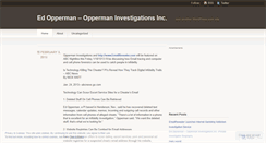 Desktop Screenshot of edopperman.wordpress.com
