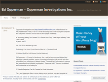 Tablet Screenshot of edopperman.wordpress.com