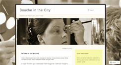 Desktop Screenshot of boucheinthecity.wordpress.com