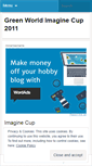 Mobile Screenshot of imaginegreenworld.wordpress.com