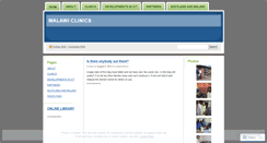 Desktop Screenshot of malawiclinics.wordpress.com
