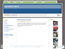 Tablet Screenshot of malawiclinics.wordpress.com