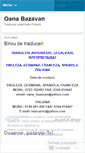 Mobile Screenshot of oanabazavan.wordpress.com