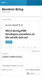 Mobile Screenshot of benetom.wordpress.com