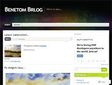 Tablet Screenshot of benetom.wordpress.com