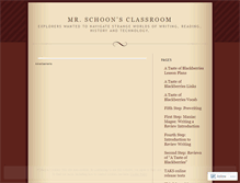 Tablet Screenshot of mrschoon.wordpress.com