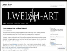 Tablet Screenshot of iwelshartblog.wordpress.com