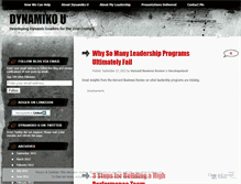 Tablet Screenshot of dynamikou.wordpress.com