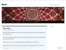 Tablet Screenshot of molars.wordpress.com