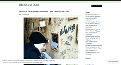 Desktop Screenshot of ichbineinduke.wordpress.com