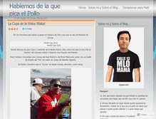 Tablet Screenshot of delaquepicaelpollo.wordpress.com