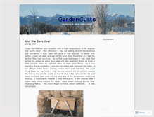 Tablet Screenshot of gardengusto.wordpress.com
