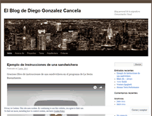 Tablet Screenshot of diegogonz.wordpress.com