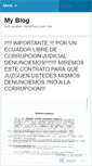 Mobile Screenshot of ecualiks.wordpress.com