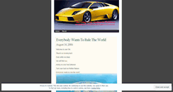 Desktop Screenshot of mickell.wordpress.com