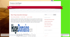 Desktop Screenshot of famousvashikaranastrology.wordpress.com