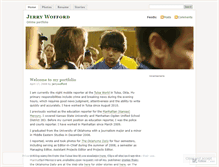 Tablet Screenshot of jerrywofford.wordpress.com