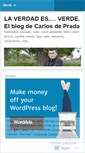 Mobile Screenshot of carlosdeprada.wordpress.com