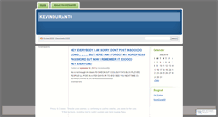 Desktop Screenshot of kevindurant0.wordpress.com
