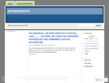 Tablet Screenshot of kevindurant0.wordpress.com