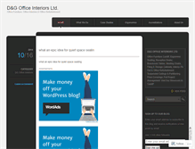 Tablet Screenshot of cardiffofficefurniture.wordpress.com