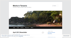 Desktop Screenshot of meshaintanzania.wordpress.com