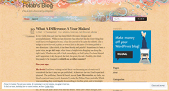 Desktop Screenshot of folab.wordpress.com