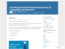 Tablet Screenshot of cooldood549.wordpress.com