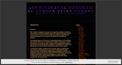 Desktop Screenshot of occarchitectureprogram.wordpress.com