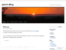 Tablet Screenshot of jpnix.wordpress.com