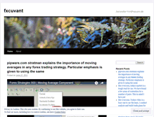 Tablet Screenshot of fxcuvant.wordpress.com