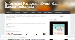 Desktop Screenshot of festivalindonesia.wordpress.com