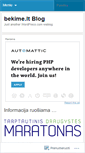 Mobile Screenshot of bekime.wordpress.com