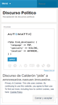 Mobile Screenshot of discursopolitico.wordpress.com