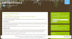 Desktop Screenshot of focusedchange.wordpress.com