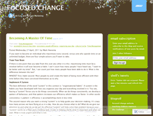 Tablet Screenshot of focusedchange.wordpress.com