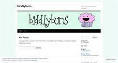 Desktop Screenshot of biddlybuns.wordpress.com