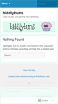 Mobile Screenshot of biddlybuns.wordpress.com