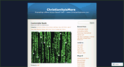 Desktop Screenshot of christianityismore.wordpress.com