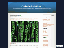 Tablet Screenshot of christianityismore.wordpress.com