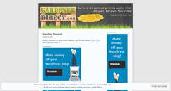 Desktop Screenshot of gardenerdirect.wordpress.com