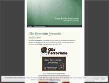 Tablet Screenshot of ollaferroviaria.wordpress.com