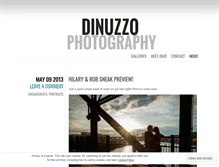 Tablet Screenshot of dinuzzophotography.wordpress.com