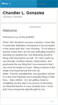 Mobile Screenshot of chandlergonzalez.wordpress.com