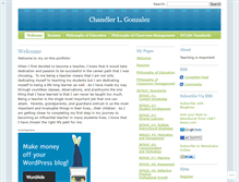 Tablet Screenshot of chandlergonzalez.wordpress.com