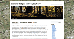 Desktop Screenshot of everydaytactical.wordpress.com