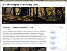 Tablet Screenshot of everydaytactical.wordpress.com