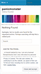 Mobile Screenshot of panicmonster.wordpress.com